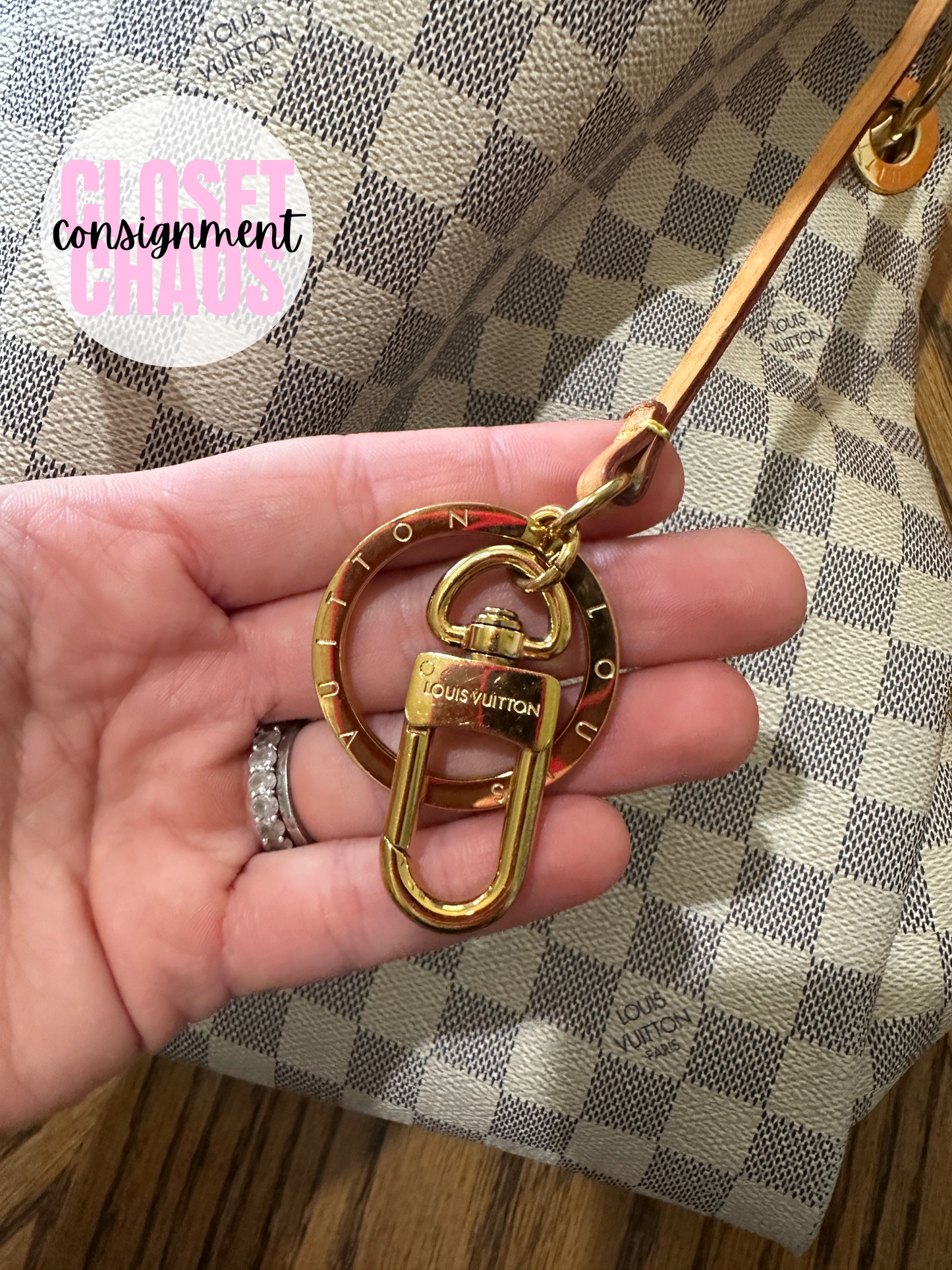 PREOWNED Louis Vuitton Damier Azur Artsy MM