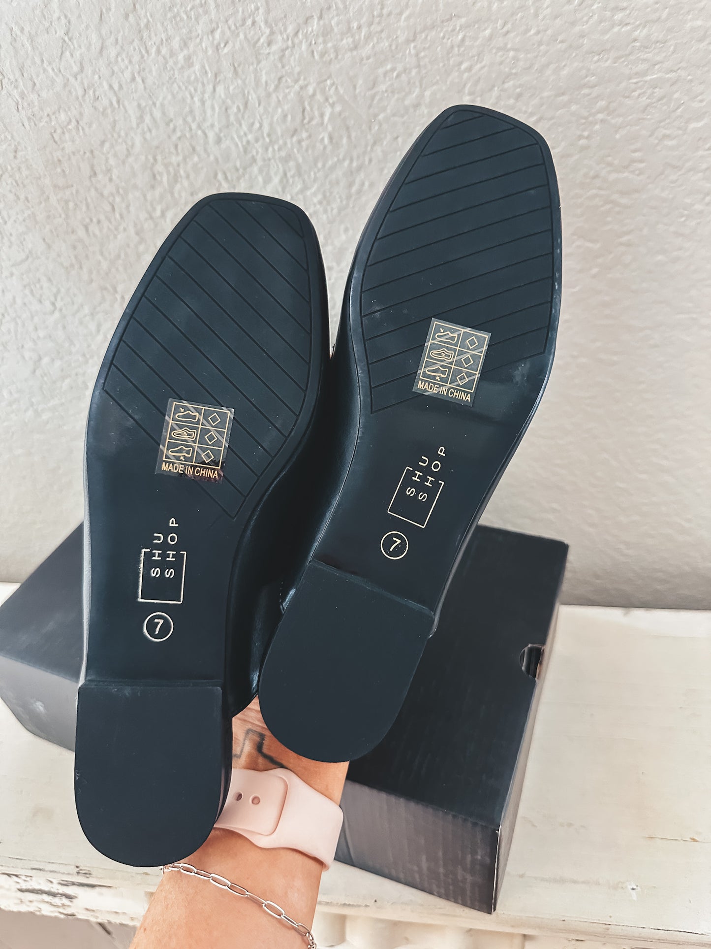 Shu Shop Black Mules - Size 7