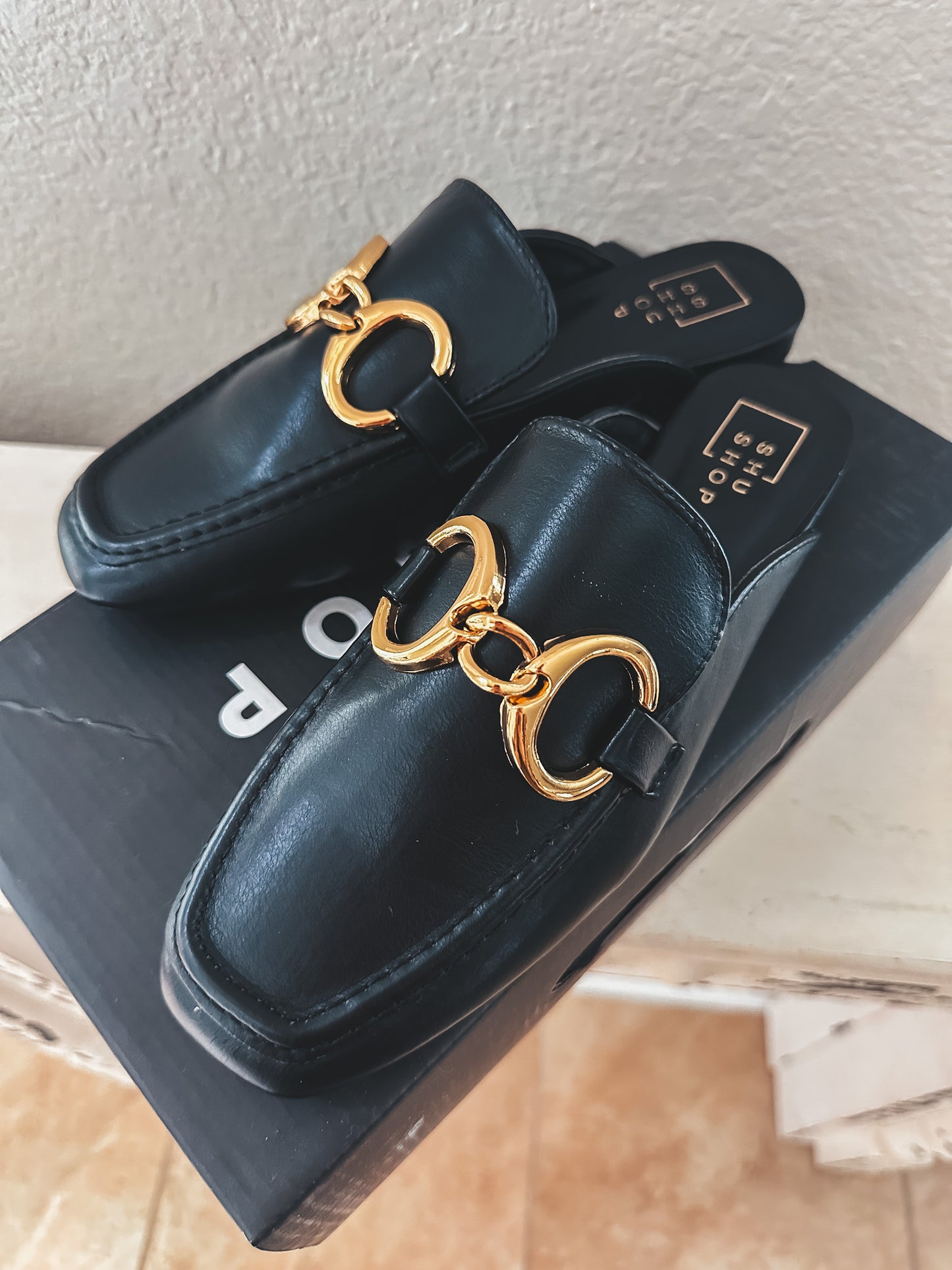 Shu Shop Black Mules - Size 7