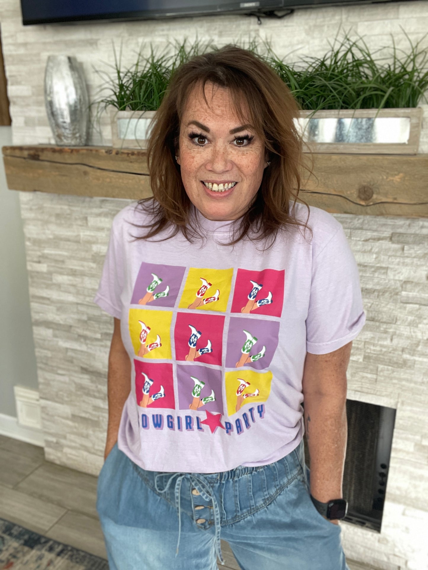 Cowgirl Party Tee - Size Med