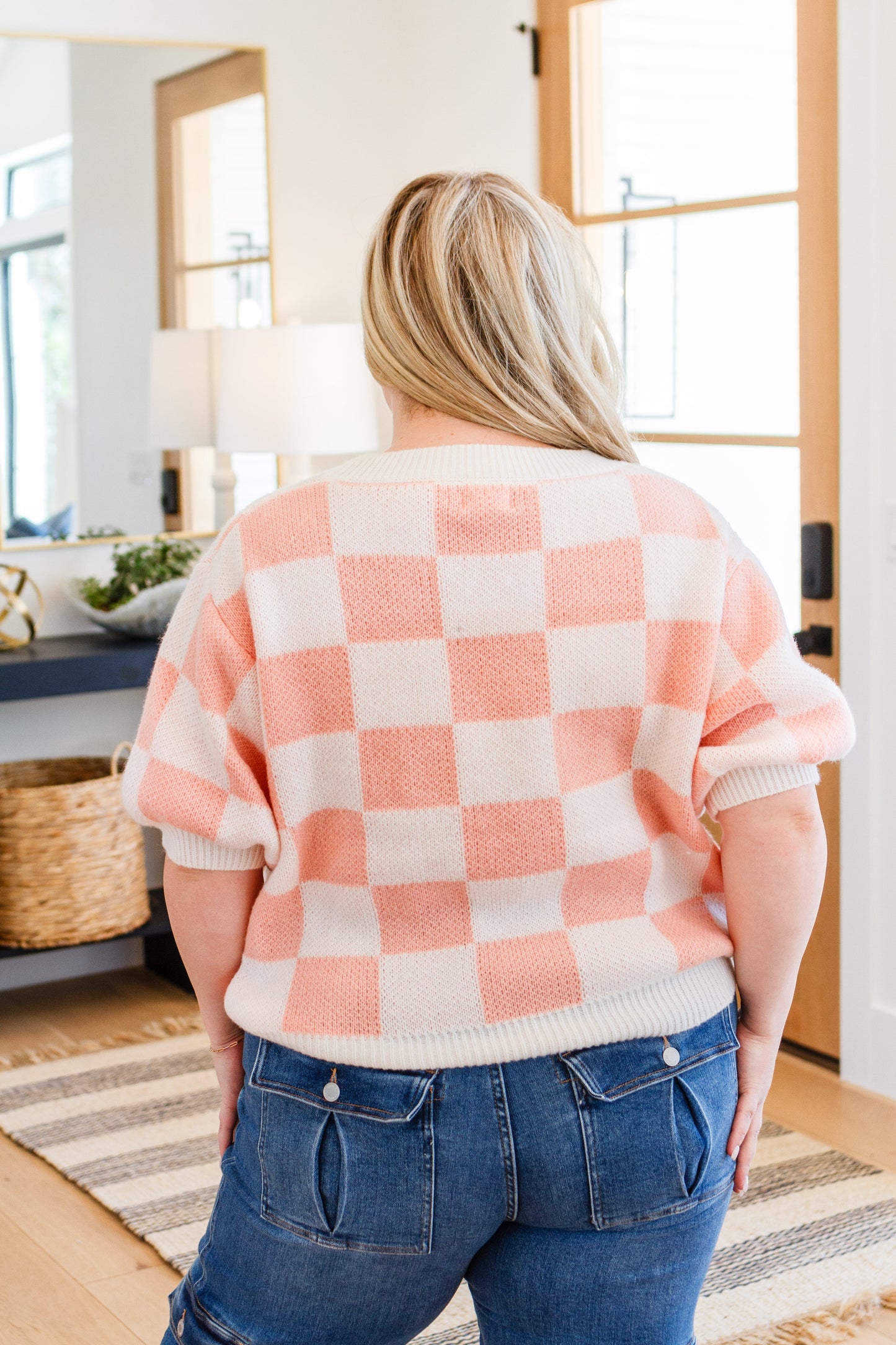 Checkered Sweater NWT - Size 1X