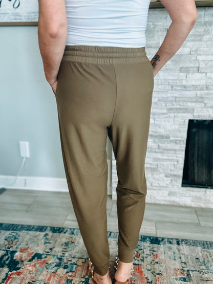 Brown Lightweight Joggers - Size Large