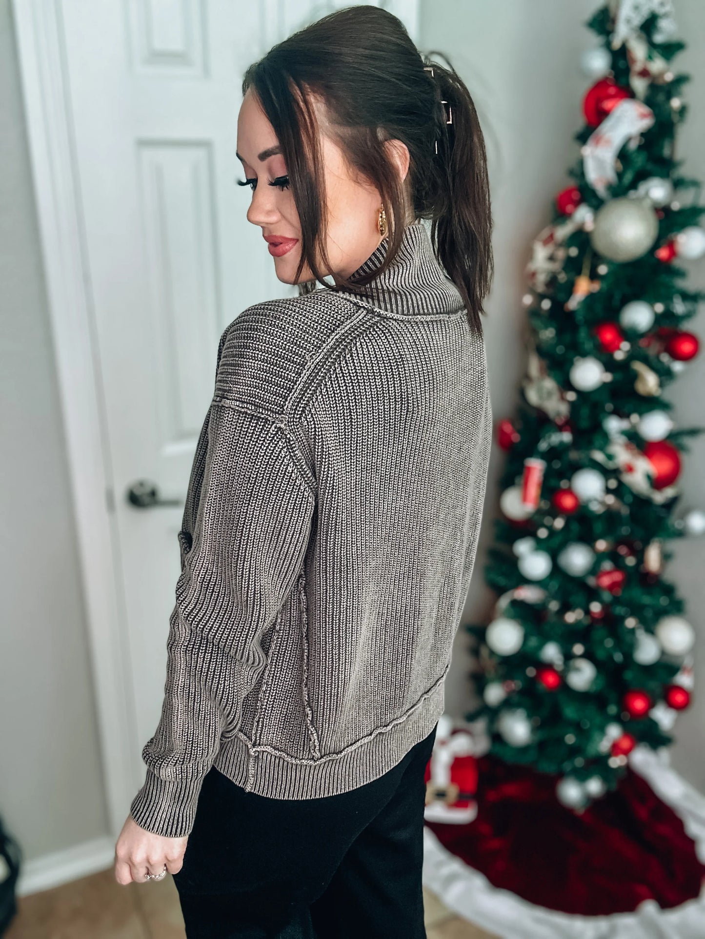 Brown Wash Cardigan - NWT - Sizes Small and Medium