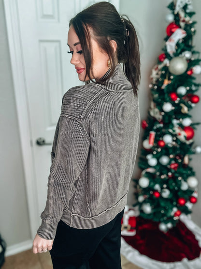 Brown Wash Cardigan - NWT - Sizes Small and Medium