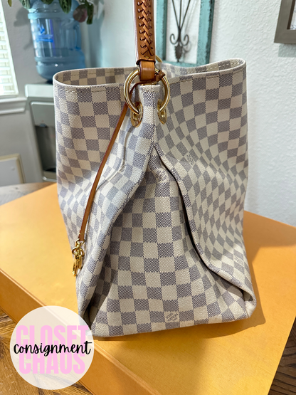 PREOWNED Louis Vuitton Damier Azur Artsy MM