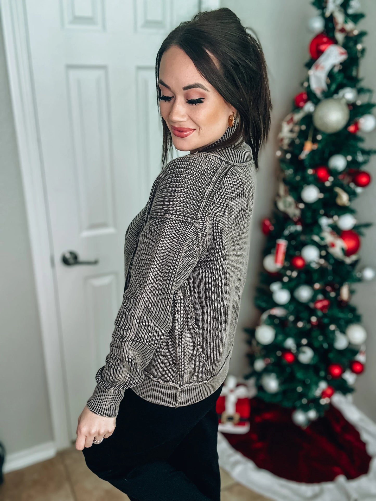 Brown Wash Cardigan - NWT - Sizes Small and Medium