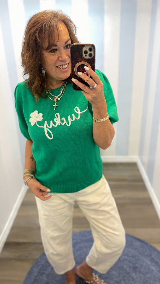 Sequin Lucky Sweater