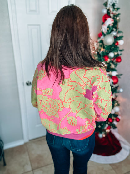 Signature Move Quarter Zip Sweater - Sizes Small, Medium & Large