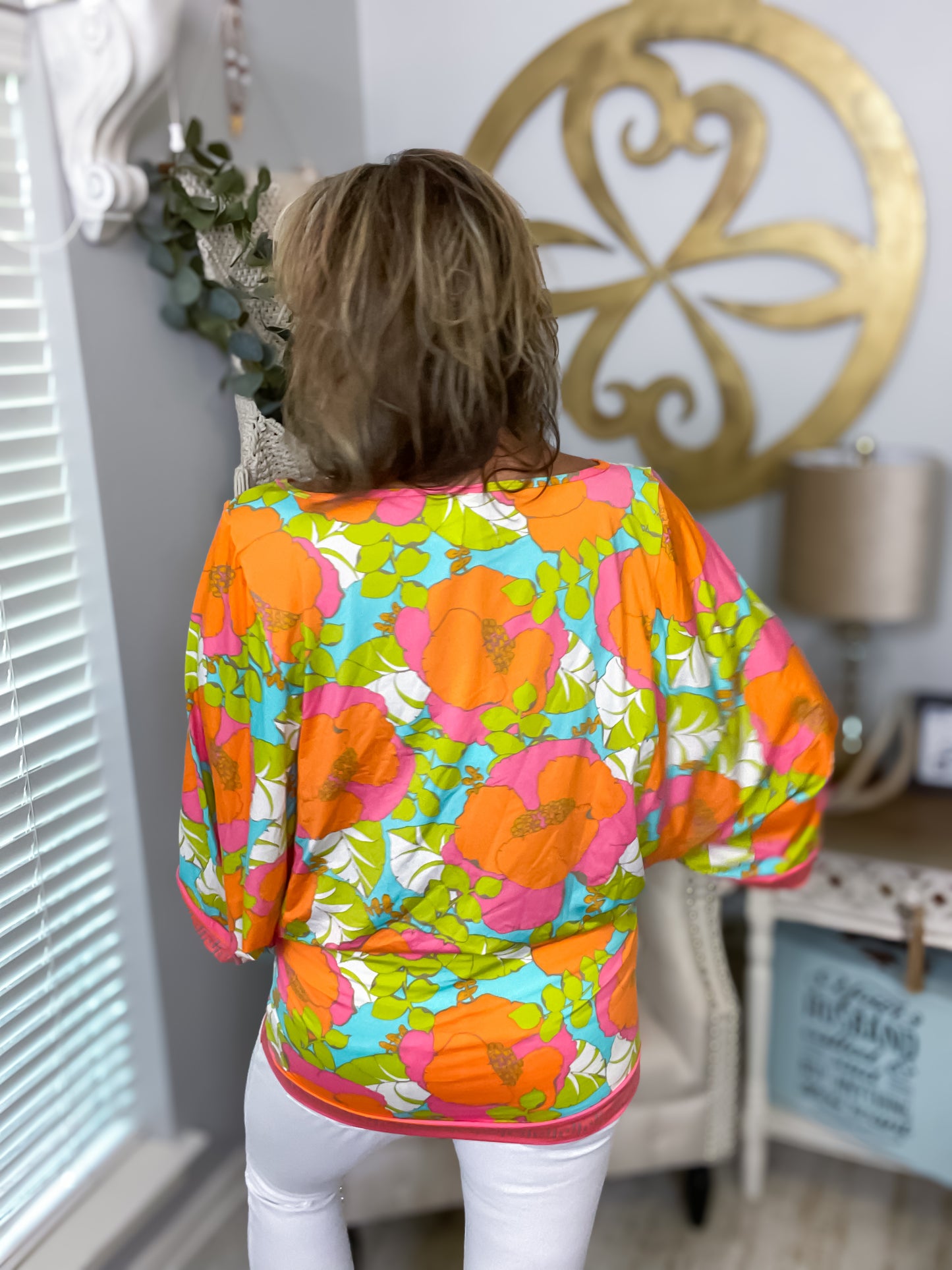 Trina Turk Playa De Flor Tunic Multi Color NWT - Size XL