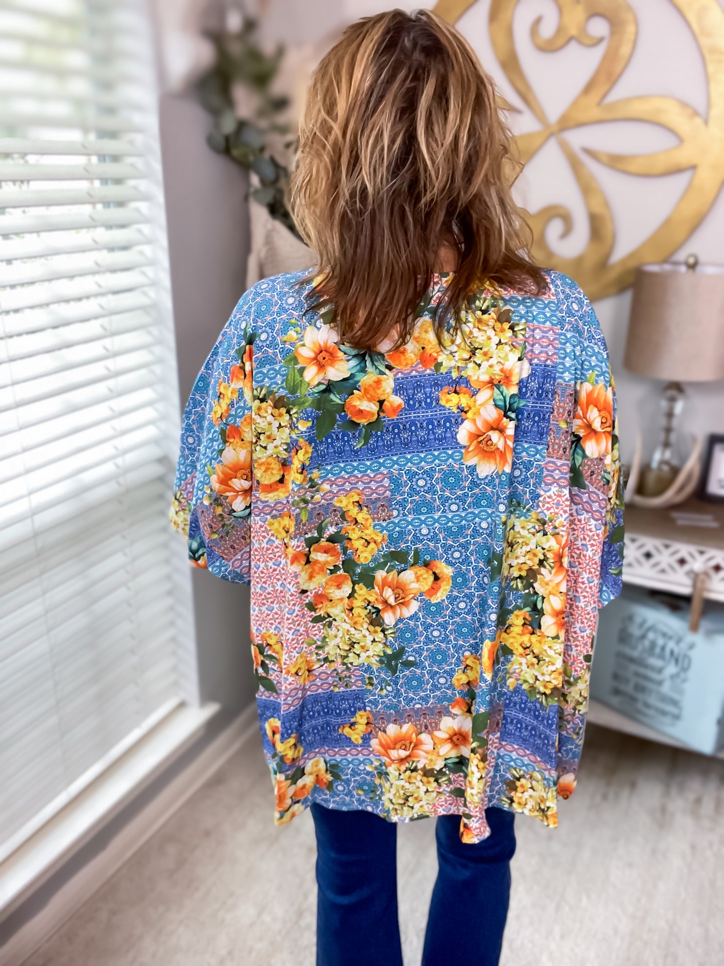 Floral Cardigan by Umgee NWT - Size M/L