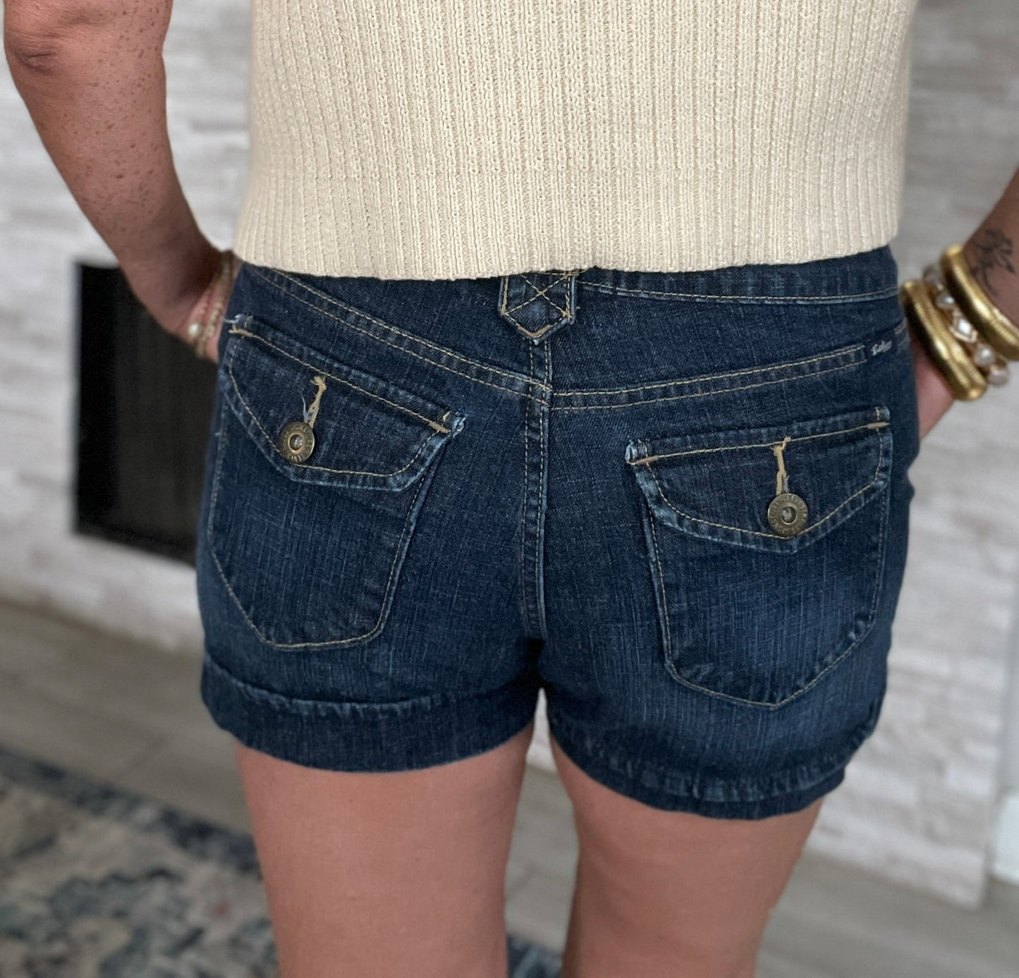 Levi's Dark Denim Shorts - Size 10