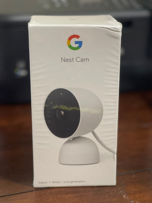 Google Nest Cam (Indoor, Wired) - Security Camera NIB