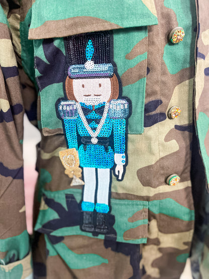 One-of-a-Kind Camo Christmas Nutcracker