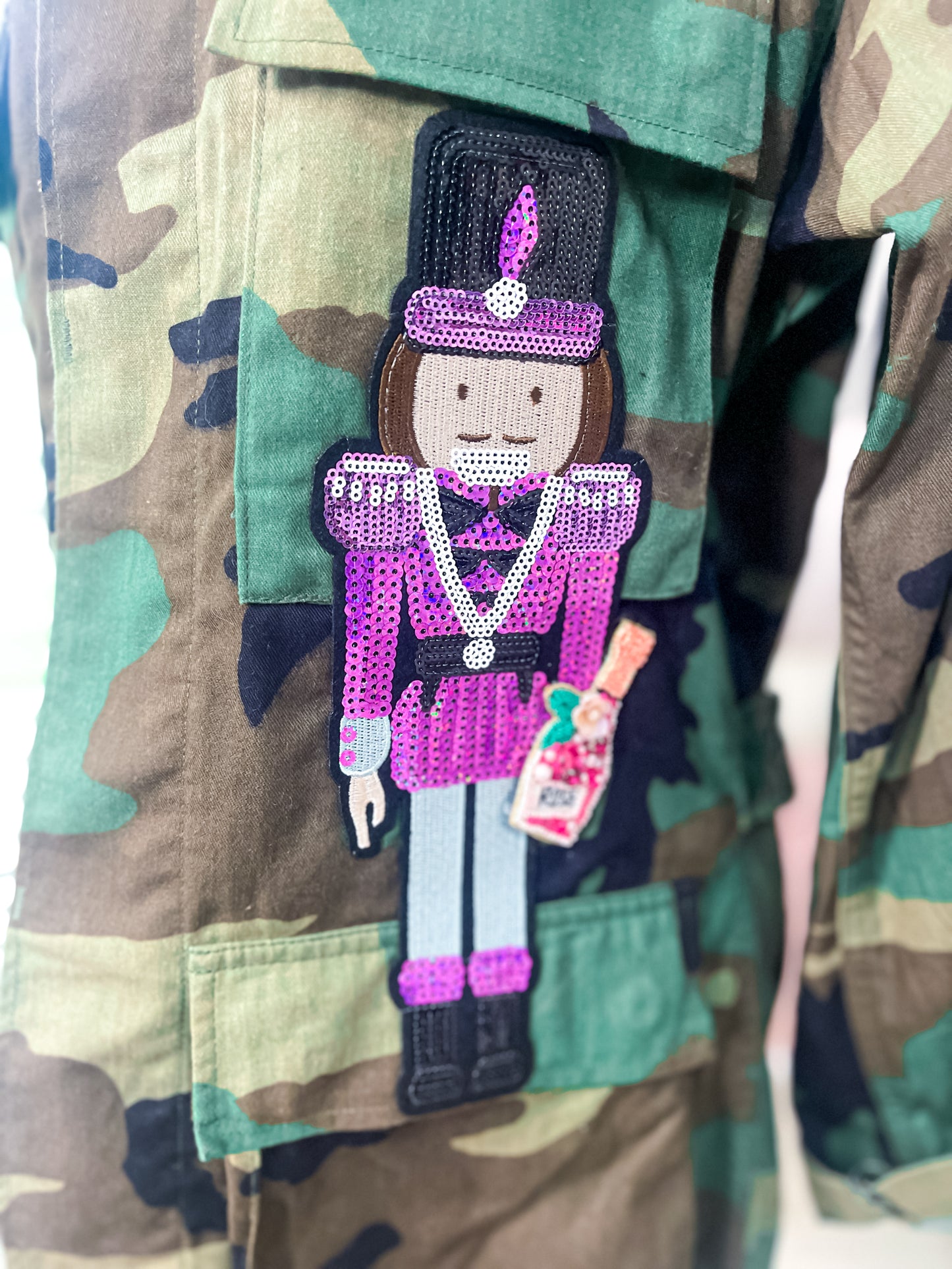 One-of-a-Kind Camo Christmas Nutcracker