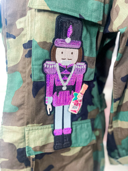 One-of-a-Kind Camo Christmas Nutcracker