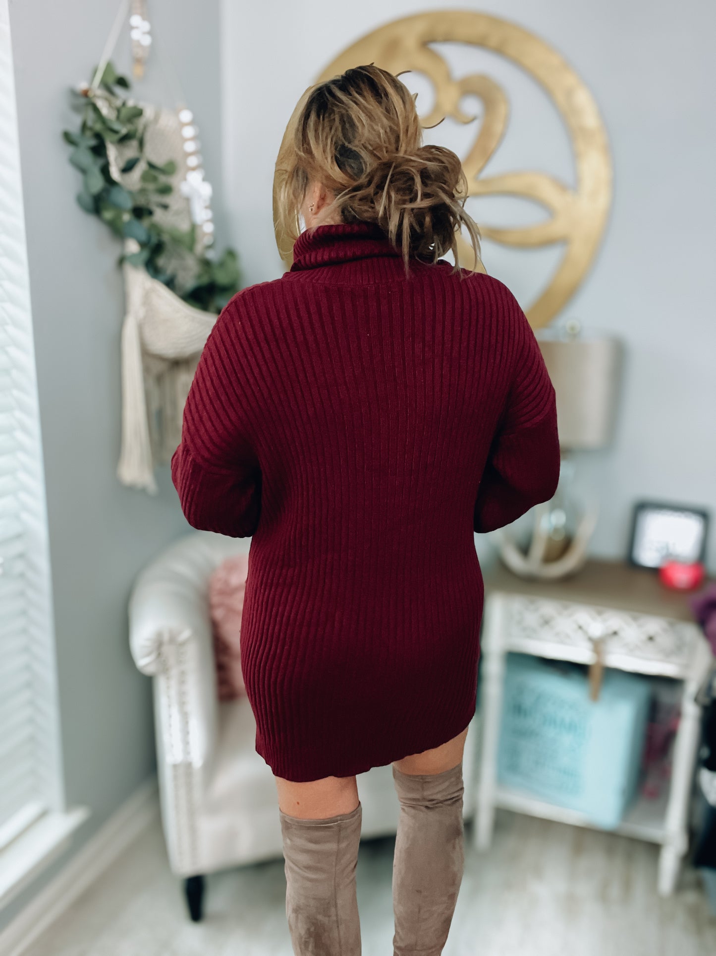 Chunky Sweater Dress - Size Large