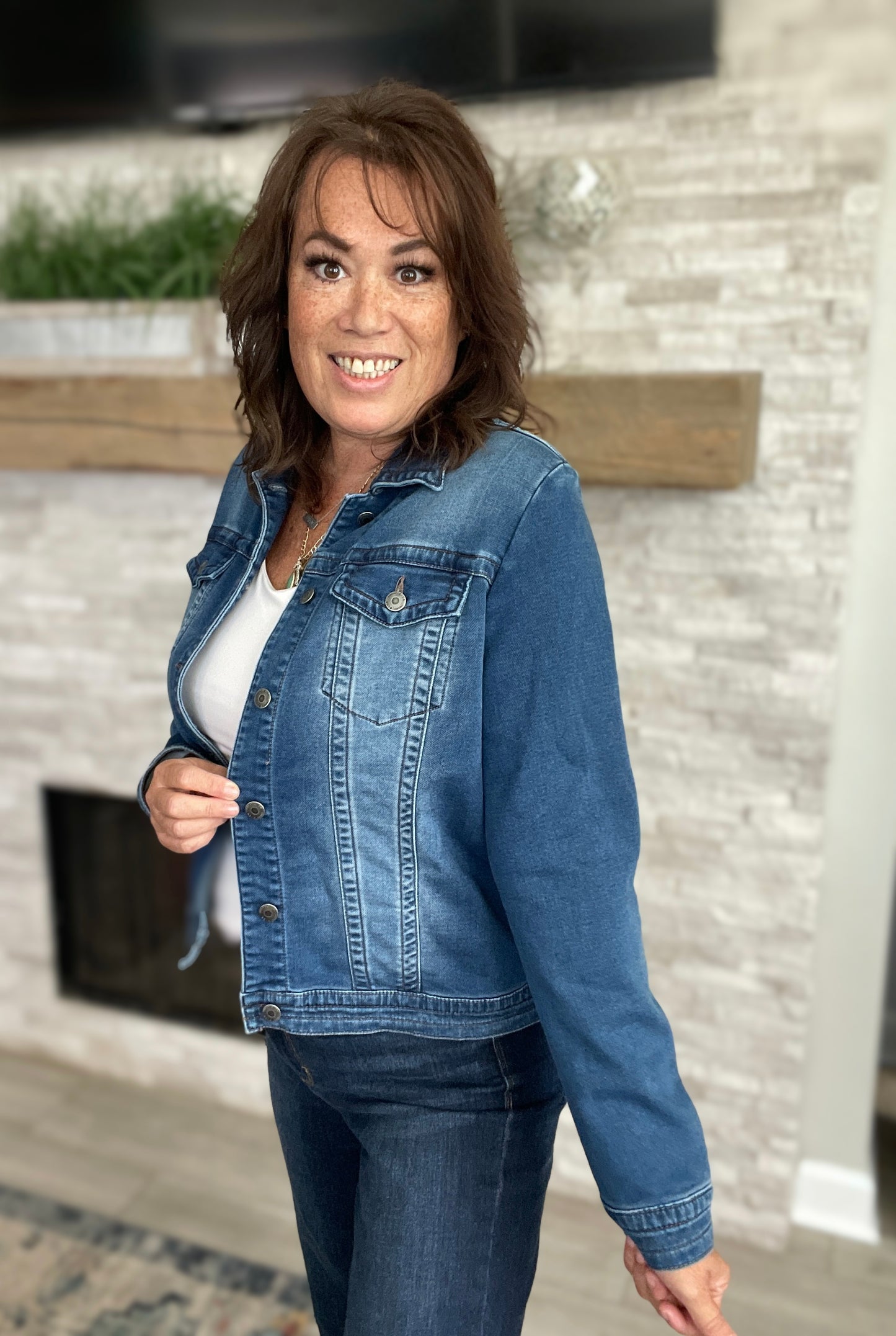 2016 Denim by Parasuco Denim Jacket Womens Size Large