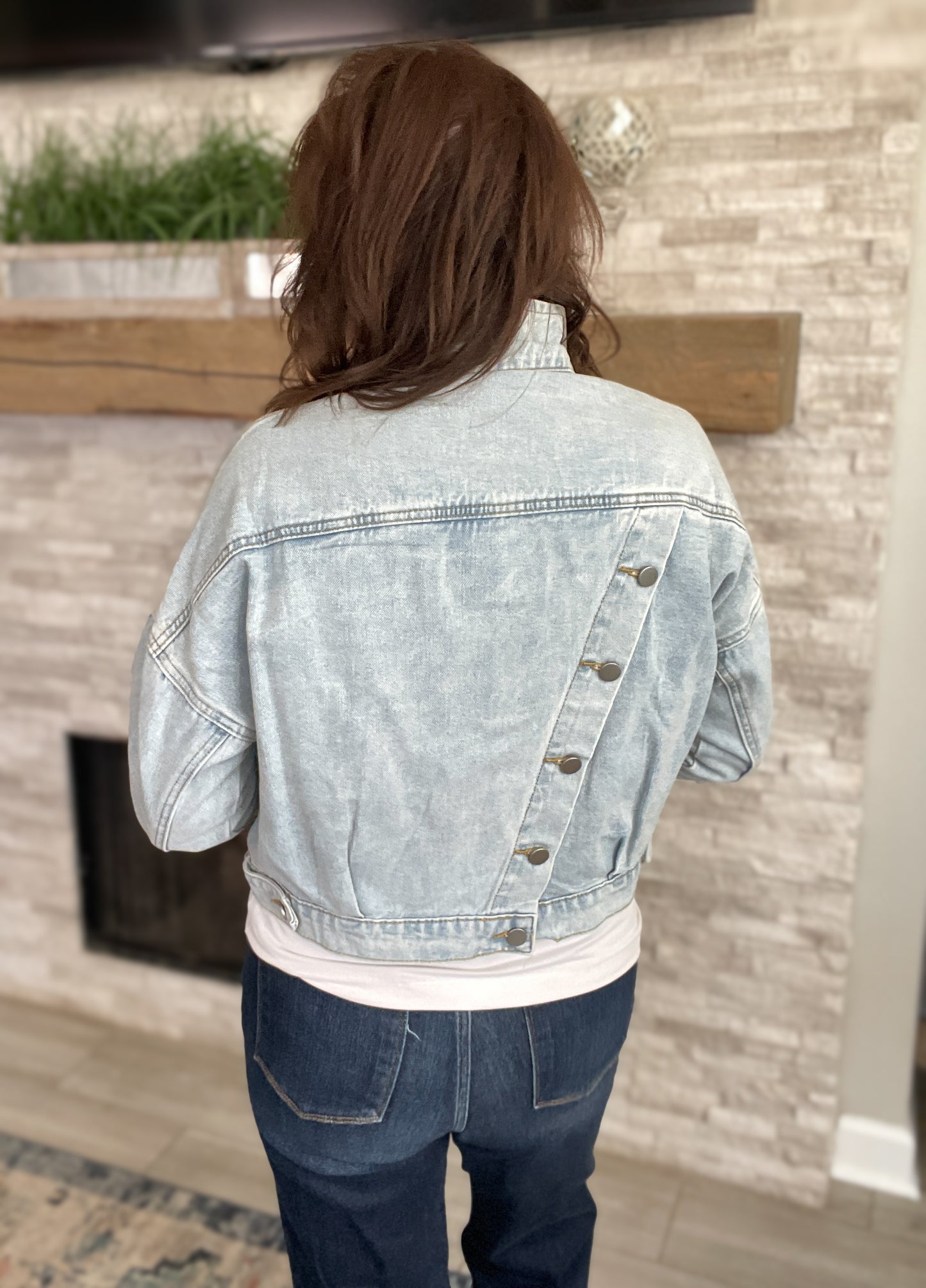 Light Wash Denim Jacket NWT - Size Small
