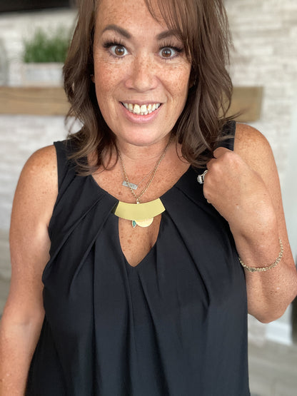 Black Sleeveless Dress by Emma & Michele - Size Large