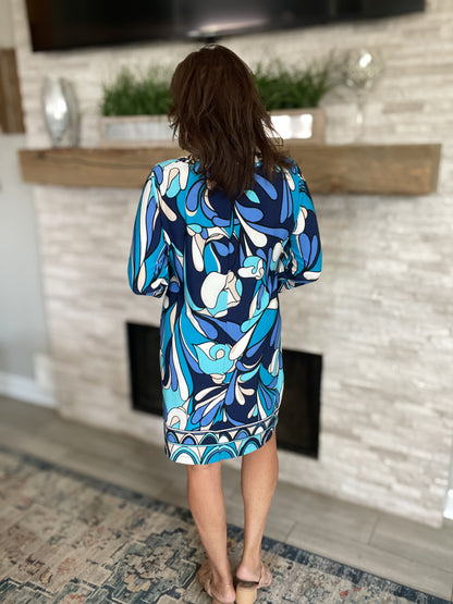 CHICO'S Jersey Knit Beaded Dress Size - 2 (12)