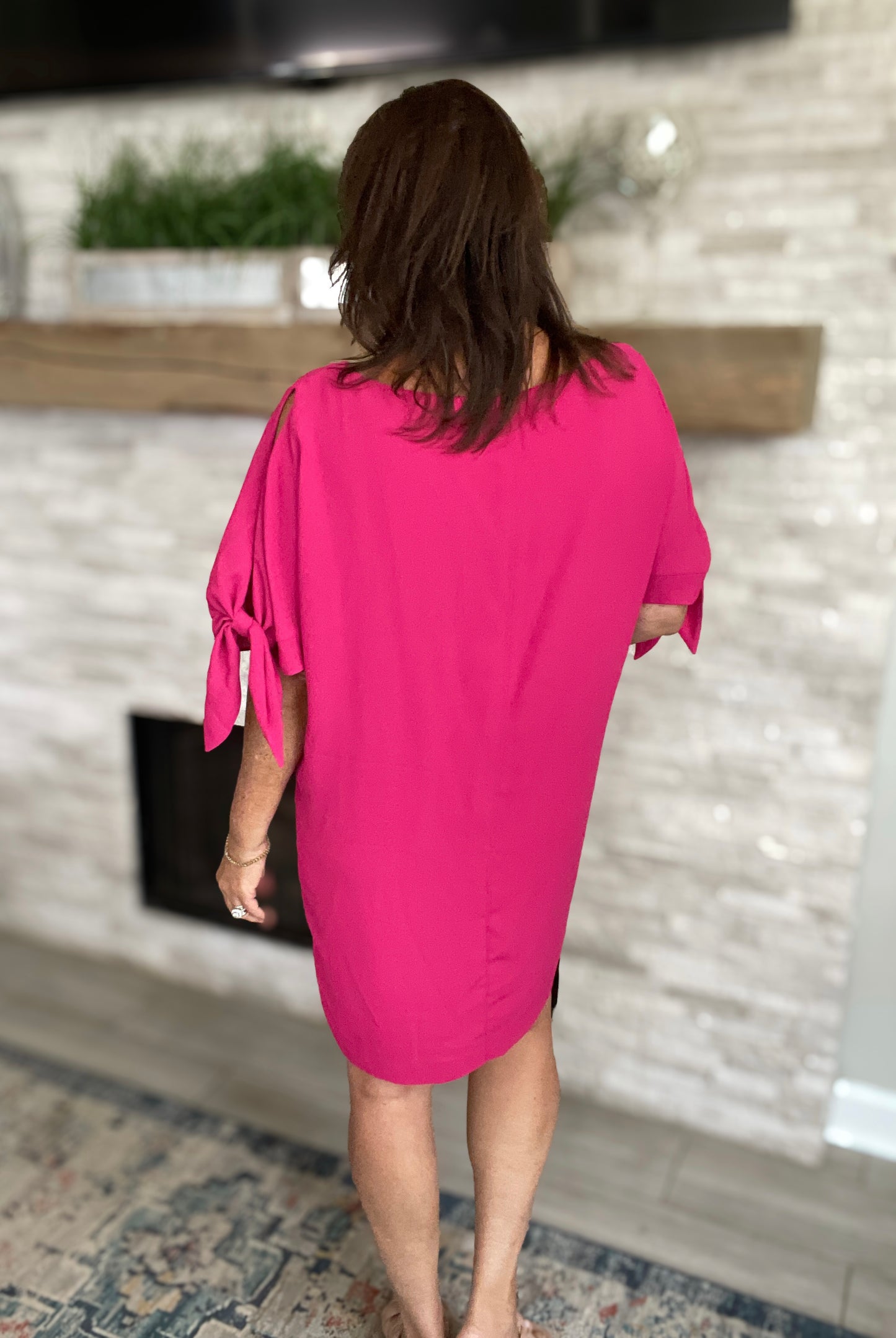Vince Camuto Pink Cold Shoulder Dress - Size 16