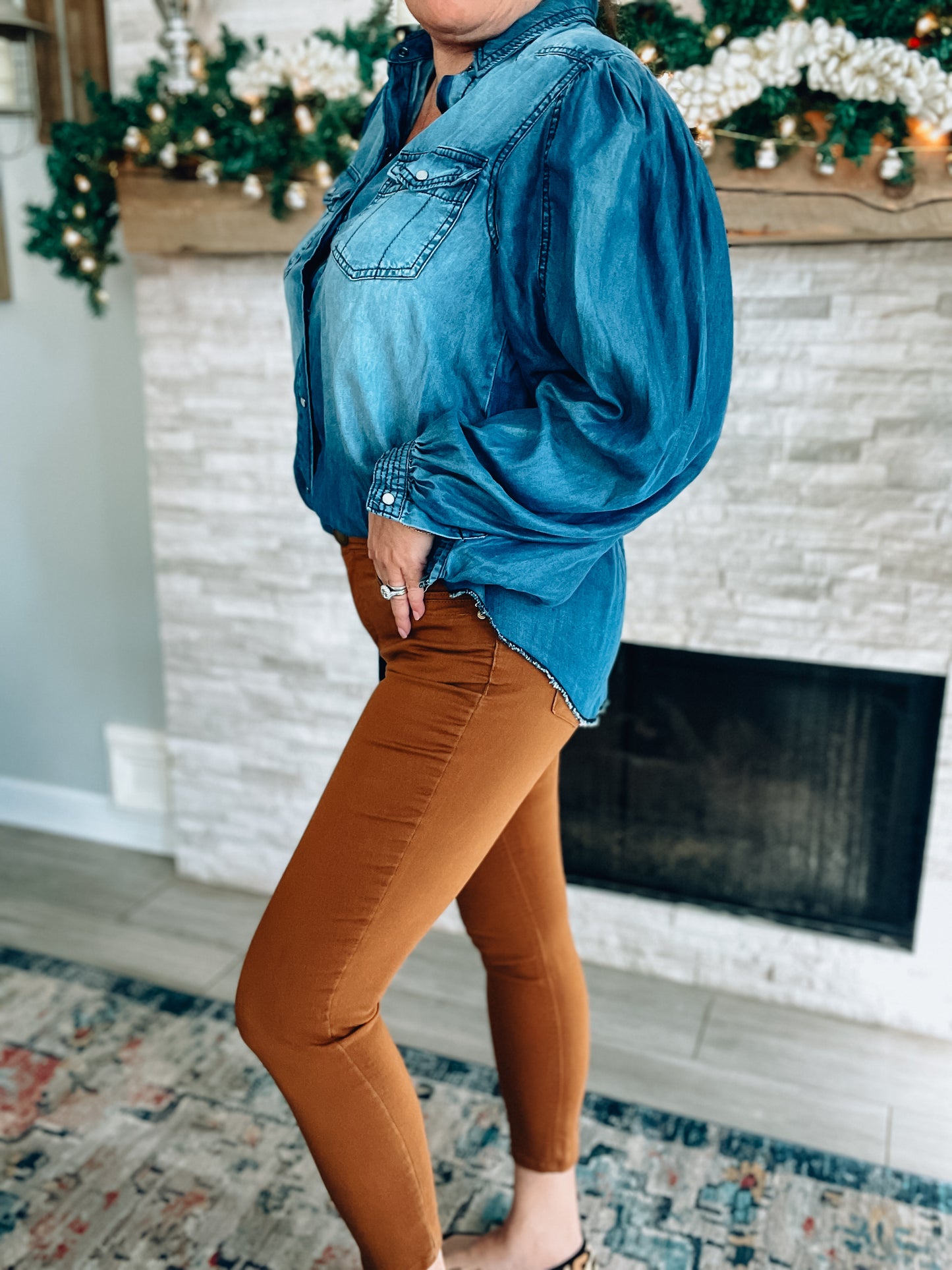 Democracy AB Solution High Rise Ankle Jean - Size 6