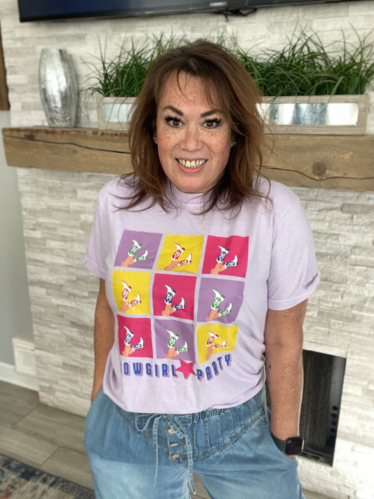 Cowgirl Party Tee - Size Med