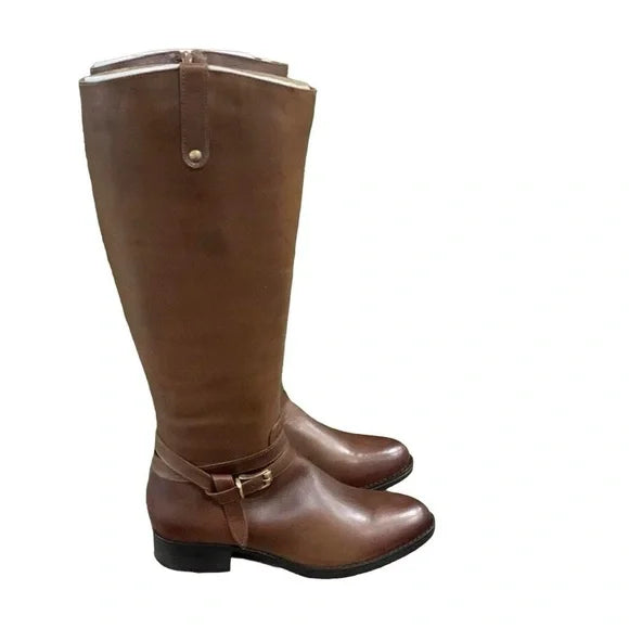 Chelsea & Violet Gabby Cognac Leather Riding Boots – Size 7 (NIB)