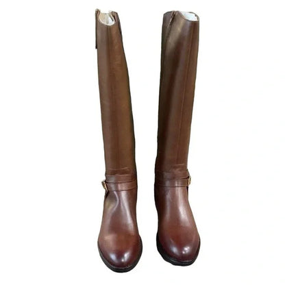 Chelsea & Violet Gabby Cognac Leather Riding Boots – Size 7 (NIB)